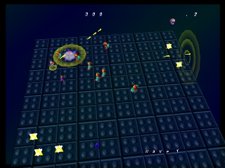 Robotron 64 (USA) In game screenshot